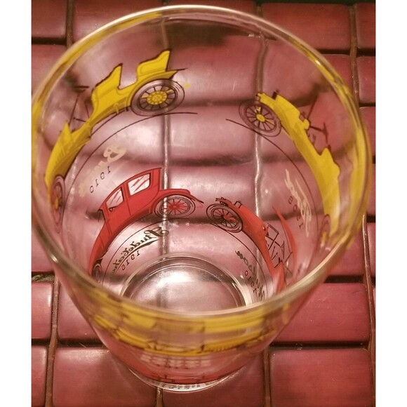 Antique Car Cocktail Mixing Glass Vintage Retro Barware 18oz 6.5"x3.75" Diameter - Picture 4 of 4